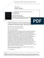 Brief Histoiy of The International Monetary System Since BW PDF