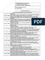 LTA053 - Linguagem e Discurso - Cronograma 2018.2