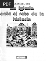 La Iglesia ante el reto de la historia - Jean Dumont