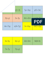 Memorice factorización