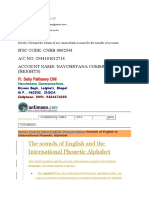 The Sounds of English and The International Phonetic Alphabet