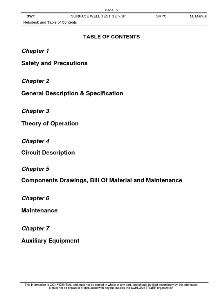 Surface Well Test SetUp PDF Odor Pump