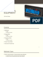 Electrical Equipment Guide: Wattmeters, Energy Meters and More