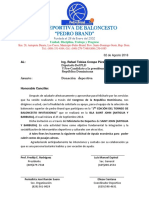 Liga Deportiva Carta Cancilleria