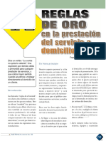 12 Reglas de Oro en La Prestación Del Servicio a Domicilio Editado