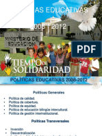 politicasEducativas2008-2012