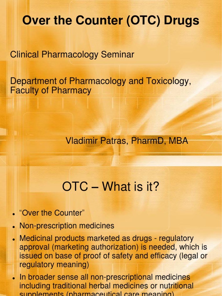 OTC Drugs | PDF | Aspirin | Over The Counter Drug
