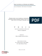 Formulation and Numerical Implementation of An Improved Finite Element Model and Its Application To The Study of Ancient Masonry Structures