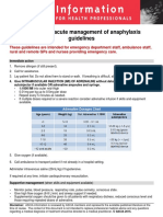 ASCIA ADVANCED Acute Management of Anaphylaxis Guidelines 2015