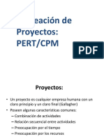 Planeación de proyectos PERT Y CPM 