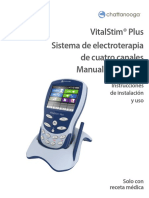 Vitalstim® Plus Sistema de Electroterapia de Cuatro Canales Manual de Usuario