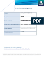  Identificación de Actos Lingüísticos 