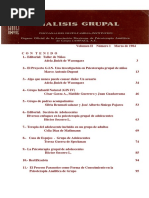 Revista Análisis Grupal Vol. II No.1 Marzo de 1984 PDF