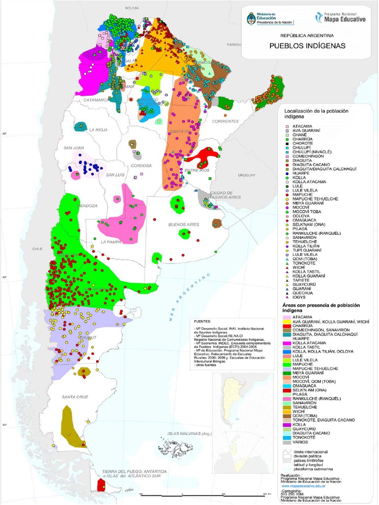 Mapa de Pueblos Indigenas PDF | PDF