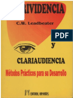 (C.W. Leadbeater) - Clarividencia y Clariaudiencia PDF