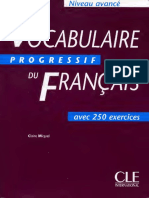 Vocabulaire Progressif Du Francais Avance - Text PDF