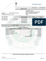 Desprendible de pago de asignación para Albeiro Osorio Valencia