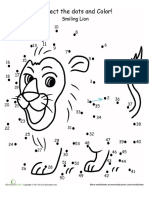 Connect The Dots Lion PDF