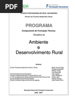Ambiente e Desenvolvimento Rural