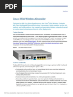 Cisco 3504 Wireless Controlller Datasheet