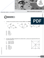 Geometría proporcional: Ejercicios PSU