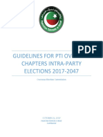Guidelines For International Intra-Party Elections