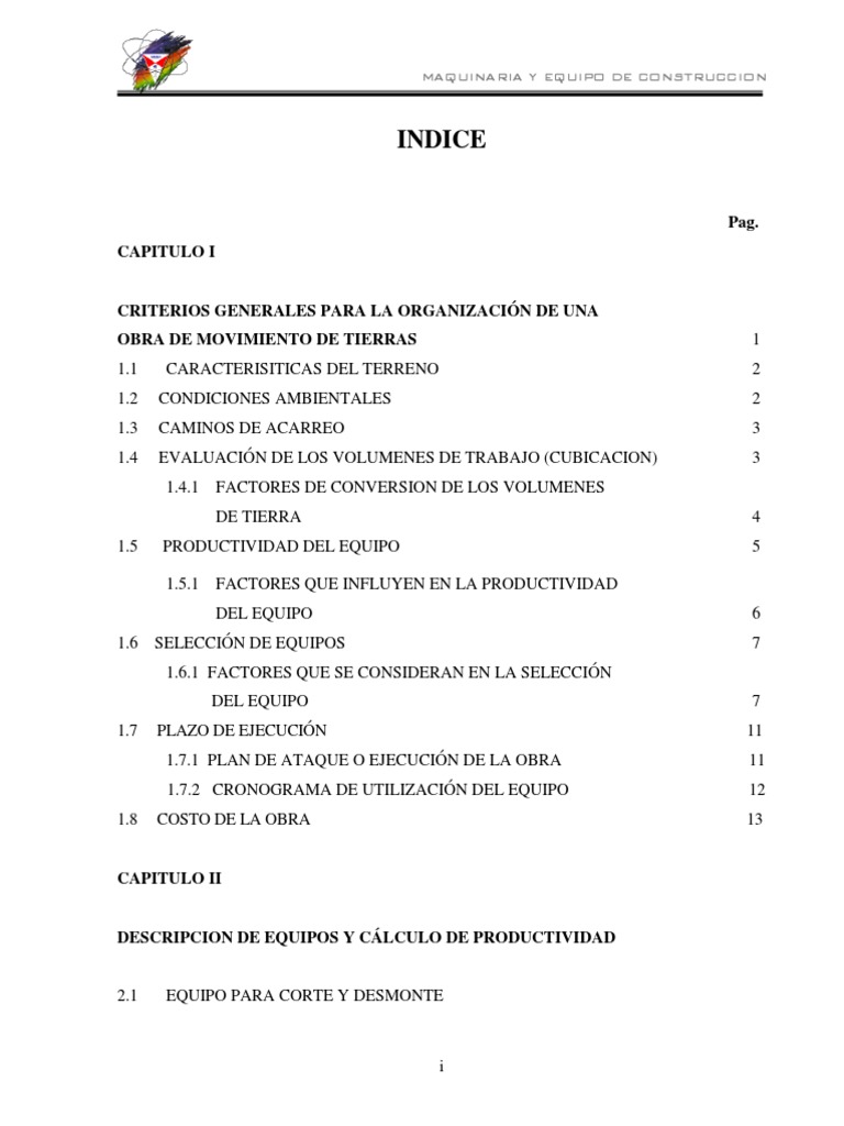 02indice Indice PDF | PDF