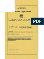 Legajo Ley I-0005-2004