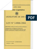 Legajo Ley I-0006-2004
