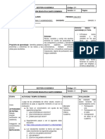 Gestión académica planificación clases lengua castellana