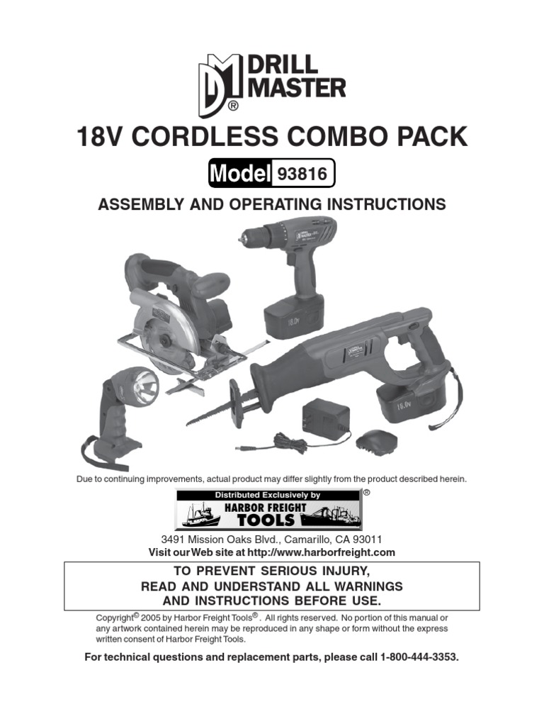 Harbor Freight | PDF | Battery Charger | Electrical Connector