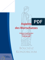 Aspekte Des Deutschen Wortschatzes