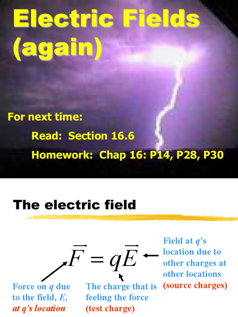 Understanding Electric Fields and Forces | PDF | Electric Field ...