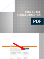 How To Use Google Analytics