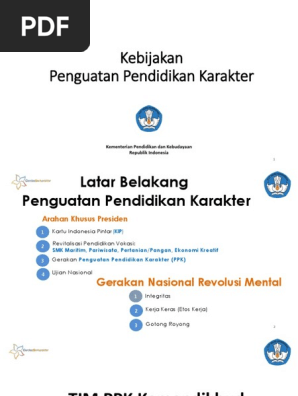 Ppt Ii Penguatan Pendidikan Karakter