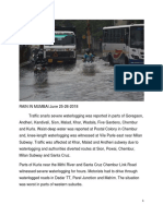 Rainy Weather Report August 2018