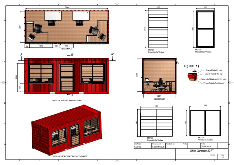 Office Container Design Specifications | PDF