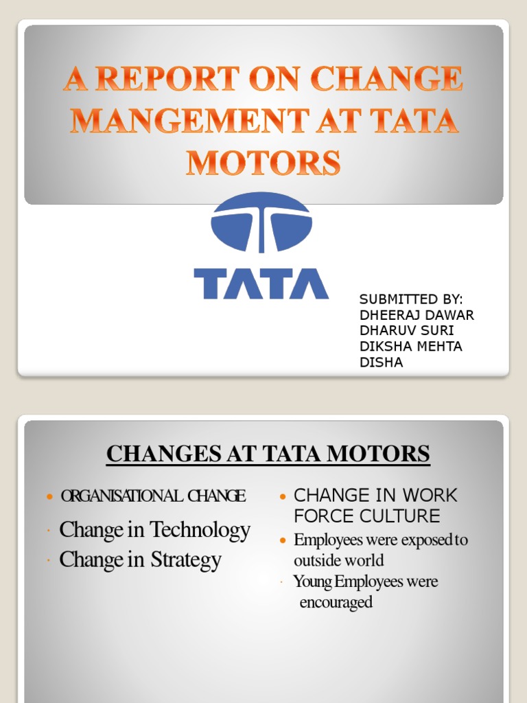 Transformational Changes at Tata Motors | PDF | Business | Finance ...