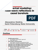 Numerical Modeling: Tube-Wave Reflections in Cased Borehole