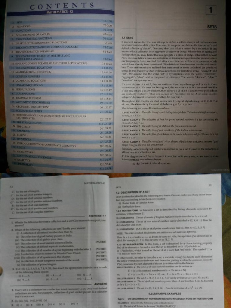 RD Sharma Mathematics Class XI PDF | PDF | Books | Science