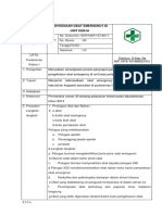 Penyediaan Obat Emergency Di Unit Kerja