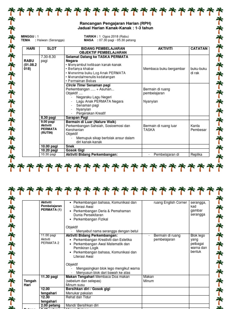 Contoh Rancangan Pengajaran Harian Pdf
