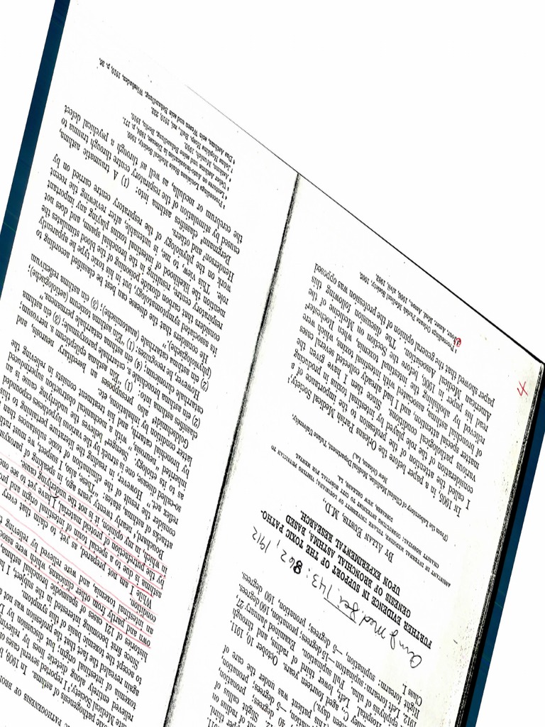 Eustis Toxins and Asthma 4 1912 PDF Dermatitis Lung