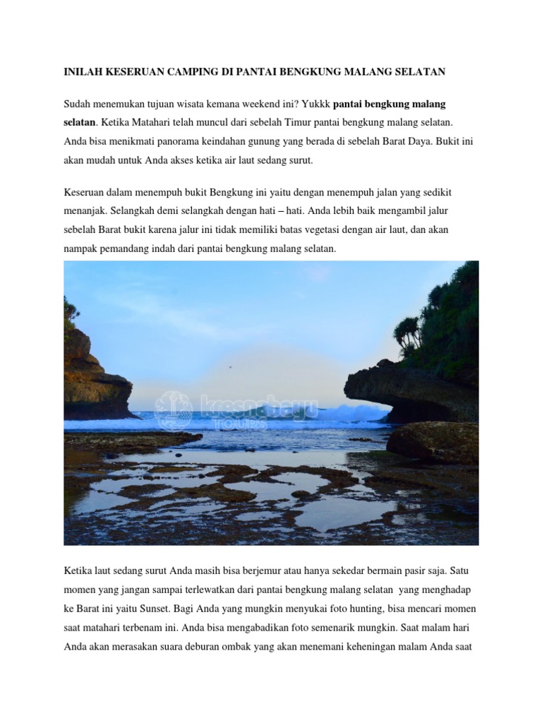 14 Pantai Tersembunyi Di Malang Yang Benar Benar Unik Dan Indah