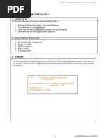 Application 1 - Running Led: Experiment 4