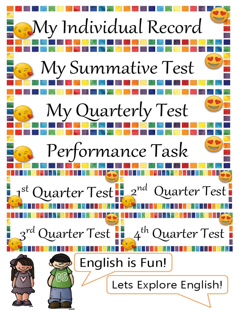 English Test and Performance Record | PDF