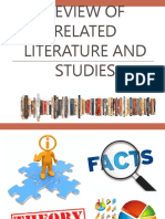 Purposes of Review of Related Literature