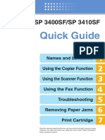 RICOH SP 3400SF/SP 3410SF Fax Quickguide