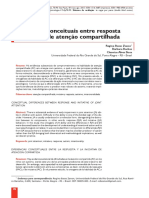 Zanon Et Al. (2015) Diferenças Conceituais Entre Resposta