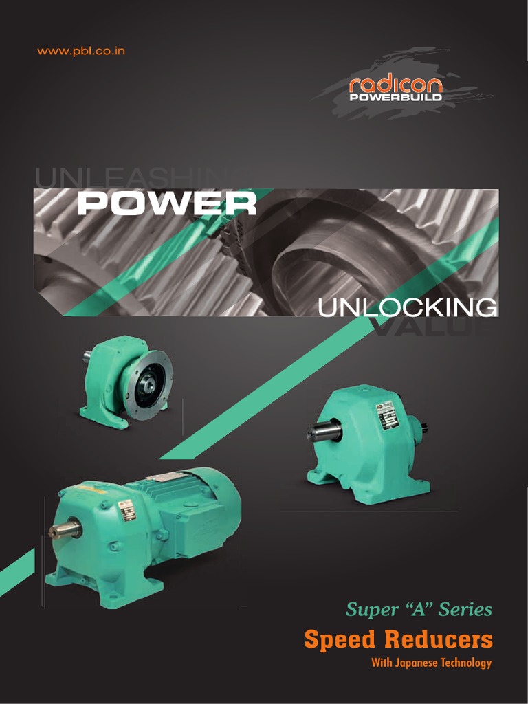 Radicon gear Box selection guide Gear Transmission (Mechanics)